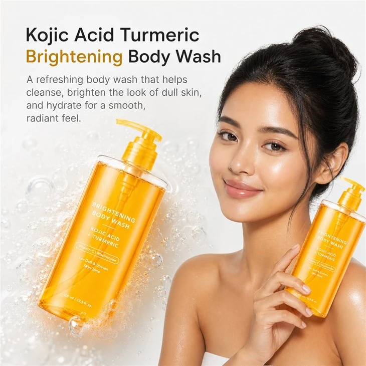 kojic-acid-turmeric-body-wash-oem-odm-manufacturer