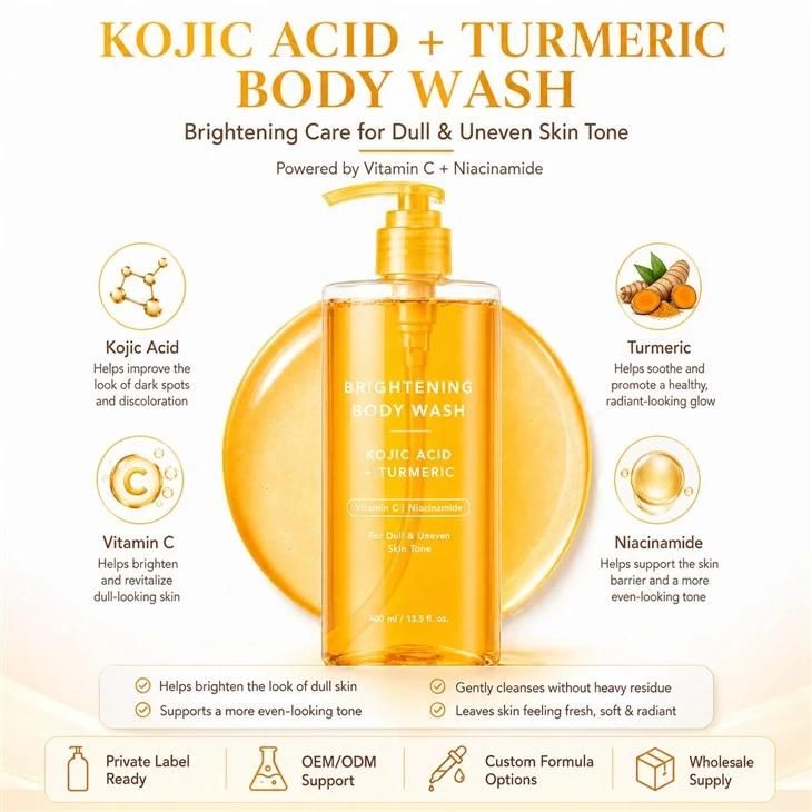 kojic-acid-turmeric-body-wash-oem-manufacturer-ingredients