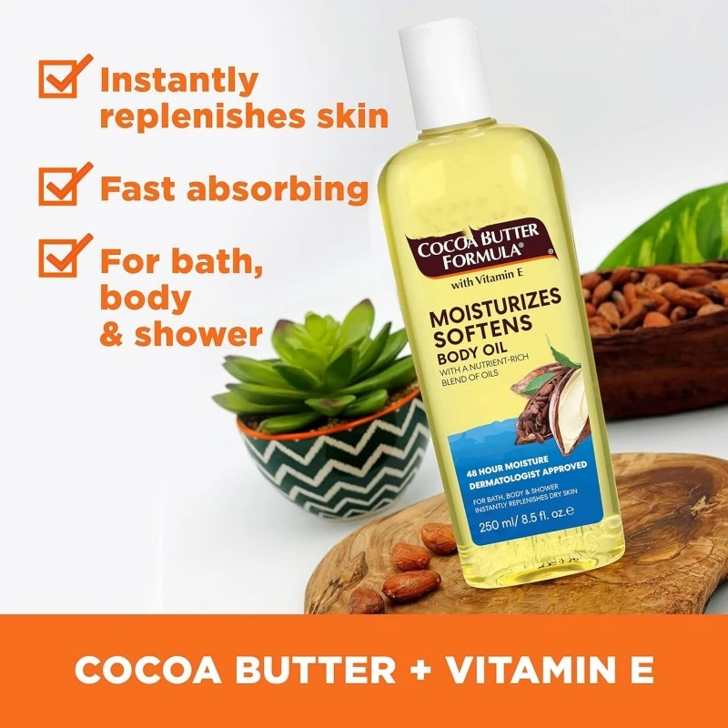 Cocoa butter body oil