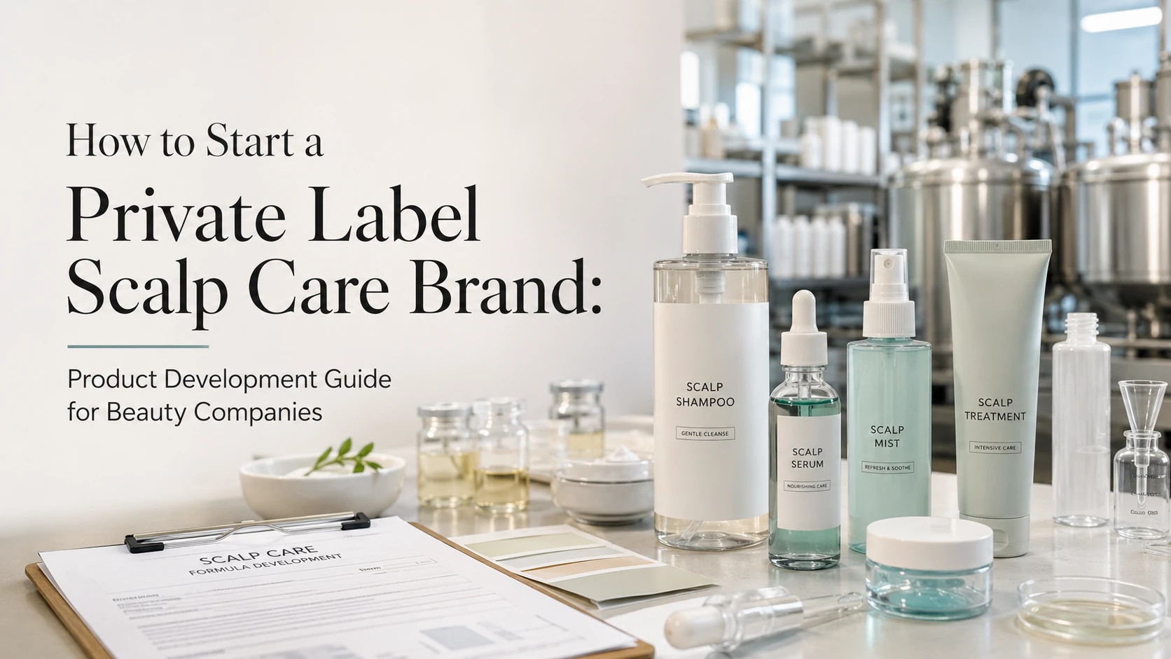 How to Start a Private Label Scalp Care Brand: Product Development Guide for Beauty Companies