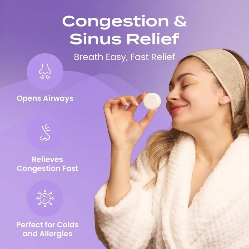 Aromatherapy lavender shower steamer