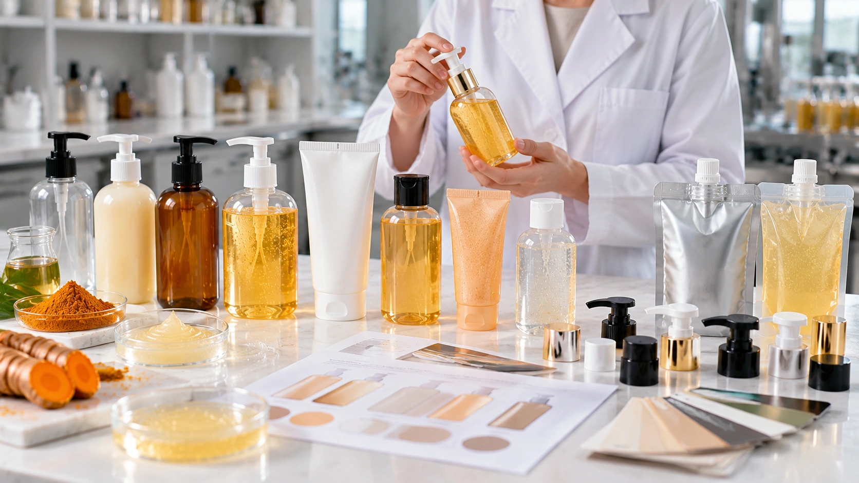 Private label kojic acid body wash packaging options including pump bottles tubes and refill pouches Private label kojic acid body wash packaging options including pump bottles tubes and refill pouches